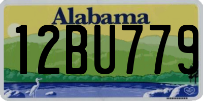 AL license plate 12BU779