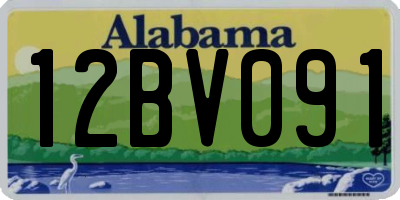 AL license plate 12BV091