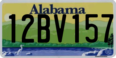 AL license plate 12BV157