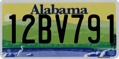 AL license plate 12BV791