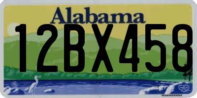 AL license plate 12BX458
