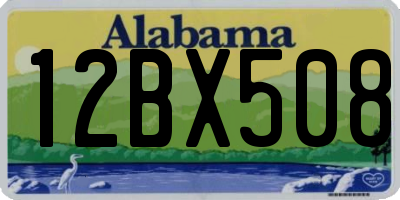 AL license plate 12BX508