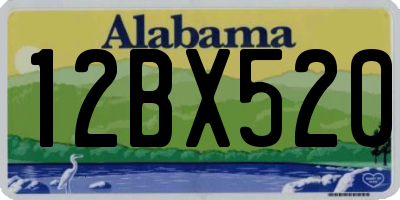 AL license plate 12BX520