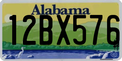 AL license plate 12BX576