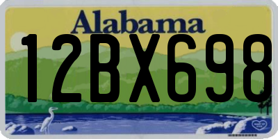 AL license plate 12BX698