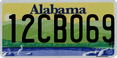 AL license plate 12CB069