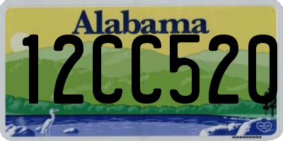 AL license plate 12CC520