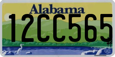 AL license plate 12CC565