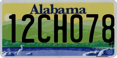 AL license plate 12CH078