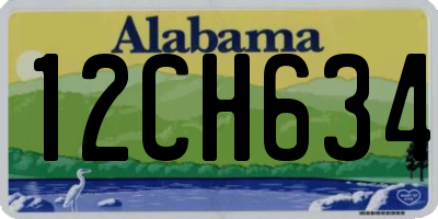 AL license plate 12CH634