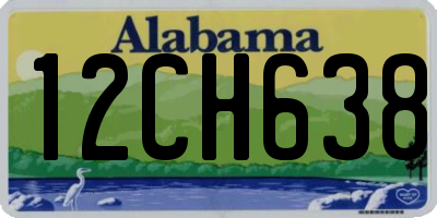 AL license plate 12CH638