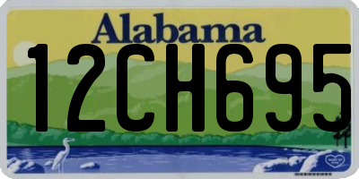 AL license plate 12CH695