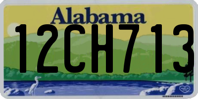 AL license plate 12CH713
