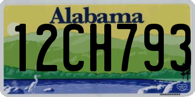 AL license plate 12CH793