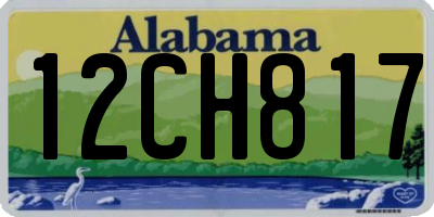 AL license plate 12CH817