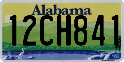 AL license plate 12CH841