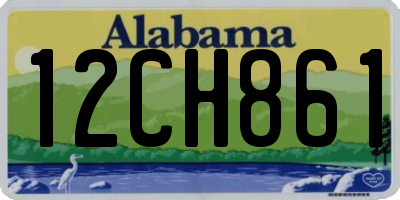 AL license plate 12CH861