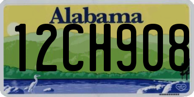 AL license plate 12CH908