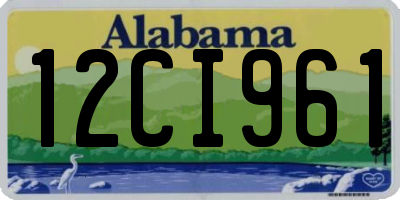 AL license plate 12CI961