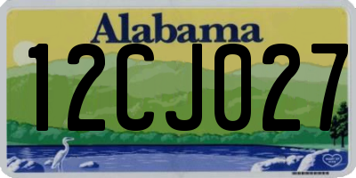 AL license plate 12CJ027