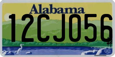 AL license plate 12CJ056