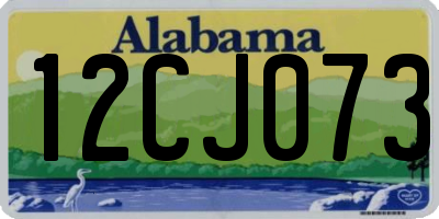 AL license plate 12CJ073