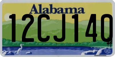 AL license plate 12CJ140