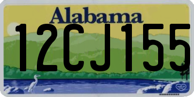 AL license plate 12CJ155