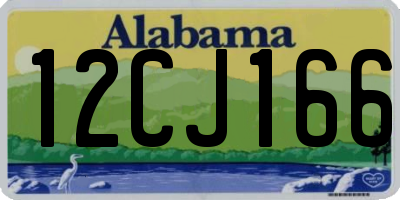 AL license plate 12CJ166