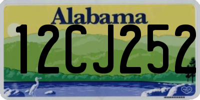 AL license plate 12CJ252