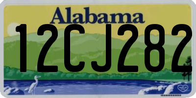 AL license plate 12CJ282