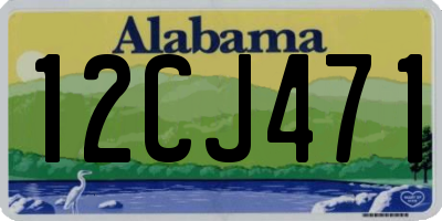 AL license plate 12CJ471