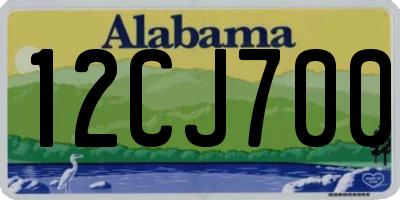 AL license plate 12CJ700