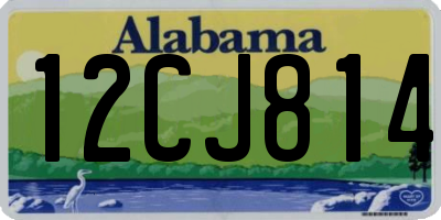 AL license plate 12CJ814