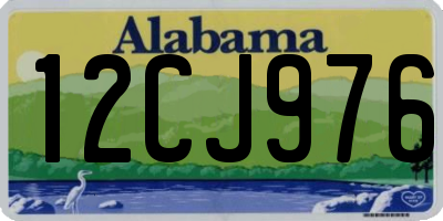 AL license plate 12CJ976