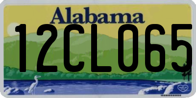 AL license plate 12CL065