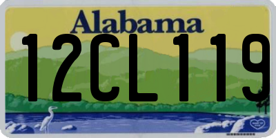 AL license plate 12CL119