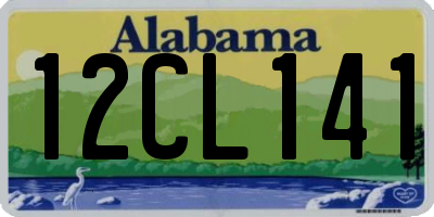 AL license plate 12CL141