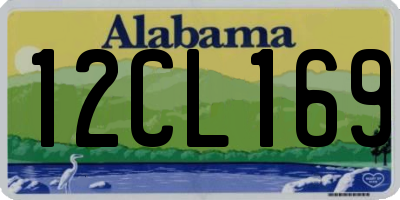 AL license plate 12CL169