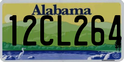 AL license plate 12CL264