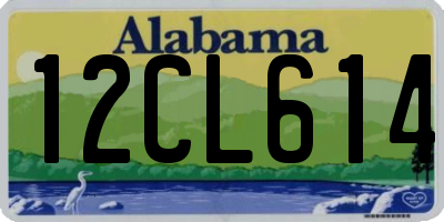 AL license plate 12CL614