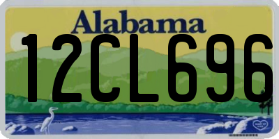 AL license plate 12CL696