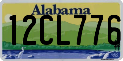 AL license plate 12CL776