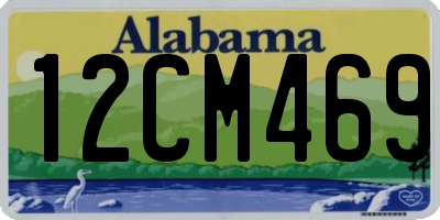 AL license plate 12CM469