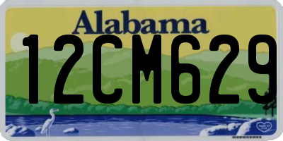 AL license plate 12CM629