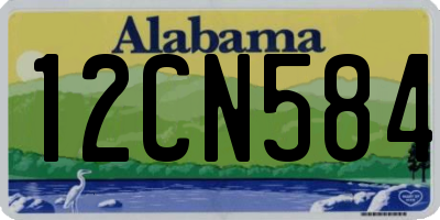 AL license plate 12CN584