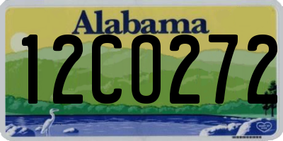 AL license plate 12CO272