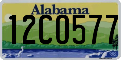 AL license plate 12CO577