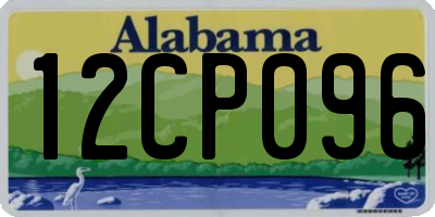 AL license plate 12CP096