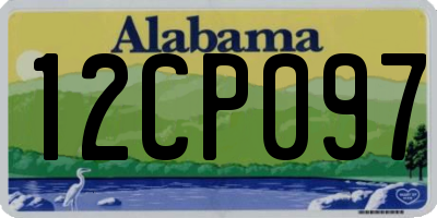 AL license plate 12CP097